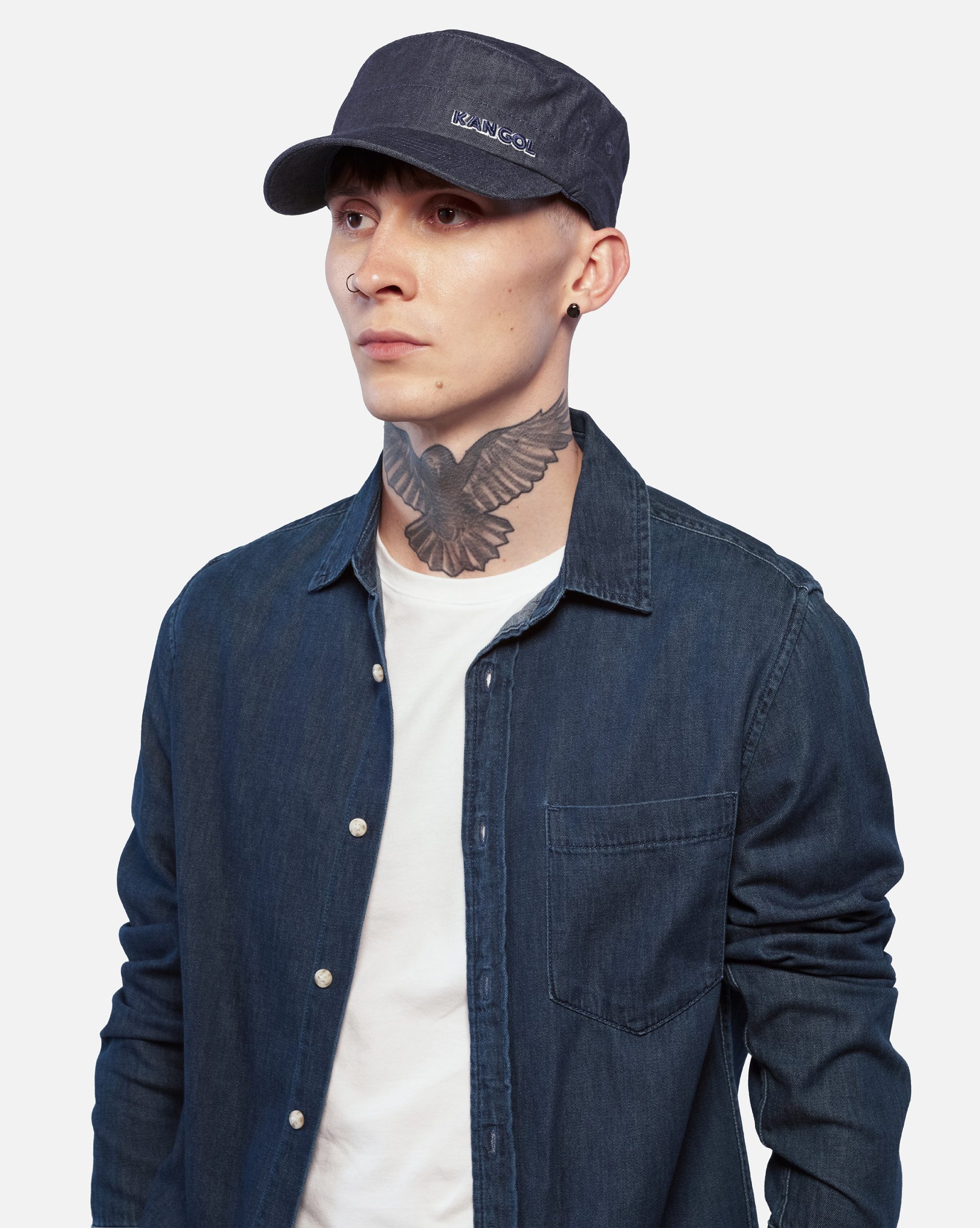 Denim FlexFit® Army Cap - Image 7