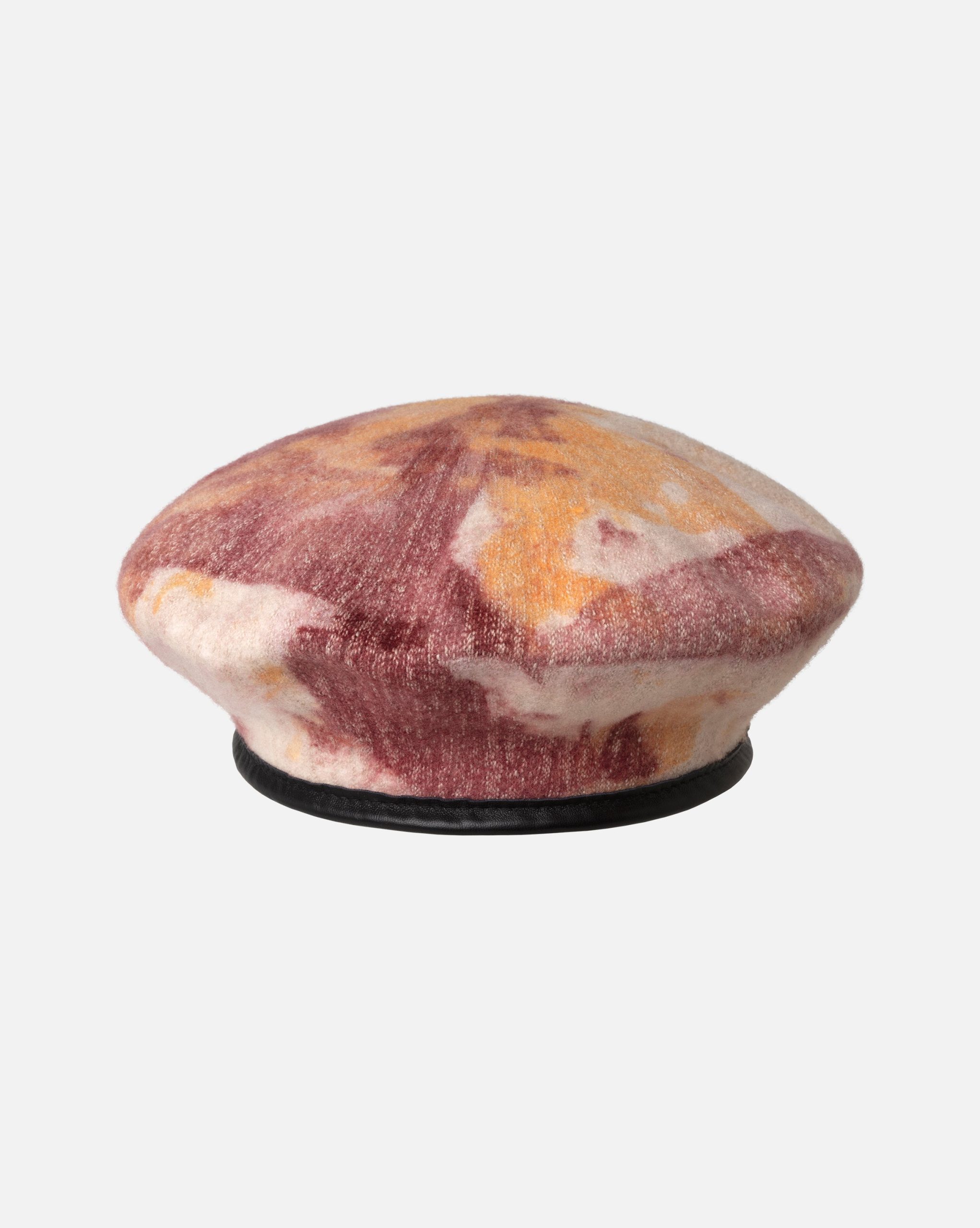 Heathered Tie Dye Beret - Image 2